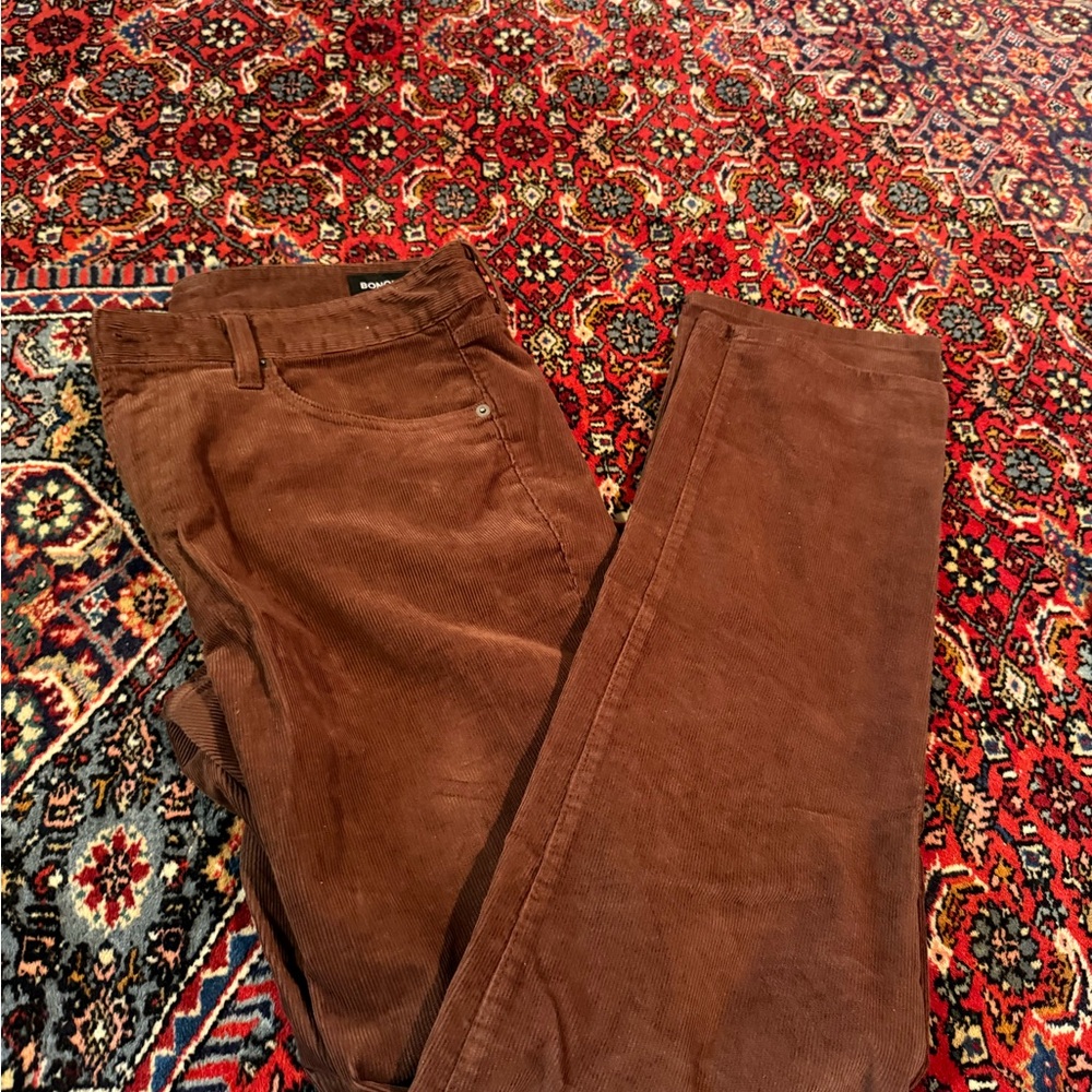 Bonobos Chocolate Brown Men’s Corduroy Pants 33/34
